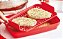 Tupperware Click & Shake para Milanesa Vermelho Chili - Imagem 3