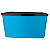 Tupperware Espaçosa 3 litros Azul e Preto - Imagem 3