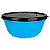 Tupperware Tigela Visual 1,5 Litro Azul e Preto - Imagem 1