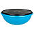 Tupperware Saladeira 6,5 litros Azul e Preto - Imagem 5