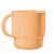 Tupperware Caneca Policarbonato 265ml Amarelo - Imagem 1