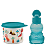 Kit Tupperware Redondinha 500 + Eco Kids 350 Dino Caribe 2 peças - Imagem 1