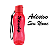 Garrafa Tupperware Eco Tupper Plus 500ml Vermelha + Adesivo Personalizado - Imagem 1