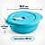 Tupperware Tigela Mini Cristalwave Geração ll 390ml Azul Claro - Imagem 3
