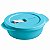 Tupperware Tigela Mini Cristalwave Geração ll 390ml Azul Claro - Imagem 1