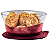 Tupperware Tigela Elegância Alta 2,3 litros Marsala - Imagem 1