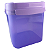 Tupperware Modular Quadrado Plus n°3 - 4 litros Roxo - Imagem 5