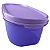 Tupperware Modular Oval 1 Roxo 500ml - Imagem 3