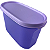 Tupperware Modular Oval 2 Roxo 1,1 litro - Imagem 3