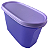 Tupperware Modular Oval 2 Roxo 1,1 litro - Imagem 4