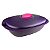 Tupperware Travessa Oval Actualité 1,7 litro Roxo - Imagem 1