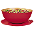 Tupperware Tigela Allegra 5 litros Vermelho e Dourado - Imagem 1
