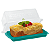 Tupperware Porta Pão Mosaico 3 litros Verde - Imagem 1