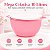 Tupperware Mega Criativa 10 litros Rosa Quartzo - Imagem 2
