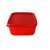 Tupperware Refri Line Quadrado 650ml Vermelho - Imagem 1