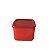 Tupperware Refri Line Quadrado 1 litro Vermelho - Imagem 1