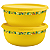 Kit Tupperware Tigela Toque Mágico Tropical 550ml 2 Peças - Imagem 1