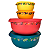 Kit Tupperware Tigela Toque Mágico Tropical 4 Peças - Imagem 1