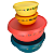 Kit Tupperware Tigela Toque Mágico Tropical 4 Peças - Imagem 2