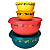 Kit Tupperware Tigela Toque Mágico Tropical 4 Peças - Imagem 3
