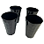 Kit Tupperware Copo Prisma 475ml Preto 4 peças - Imagem 2