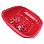Tupperware Cesto Allegra 1,3 Litros Vermelho - Imagem 2