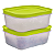 Kit Tupperware Freezer Line 450ml Margarita 2 peças - Imagem 2