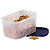 Tupperware Toque + 1 Touch Fresh Retangular 2,85 litros Azul Translúcido - Imagem 1