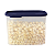 Tupperware Toque + 1 Touch Fresh Retangular 4,4 litros Azul Translúcido - Imagem 1