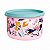 Tupperware Pote Master Mágico Vila das Flores 1,5 litro Rosa - Imagem 1