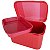 Tupperware Visual Box com Bandeja 4,5 litros Vermelho - Imagem 2