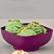Tupperware Tigelinha Quadrada Beterraba 300ml - Imagem 1