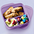 Tupperware Basic Line com Divisórias 550ml Sorbet - Imagem 1