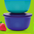 Tupperware Tigelinha Refri Safe 400ml Azul Marinho - Imagem 1