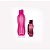 Tupperware Eco Tupper Garrafa Plus Rosa Neon 1 litro + Merlot 310ml - Imagem 1