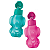 Kit Garrafa Tupperware Eco Kids Elefante 350ml Beijo e Oceano - Imagem 1