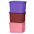 Kit Tupperware Jeitoso 800ml Roxo Marsala e Rosa 3 peças - Imagem 1