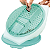 Tupperware Prática 2 Litros Transparente e Verde - Imagem 1