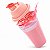 Tupperware Quick Shake II 500ml Salmão - Imagem 1