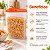 Tupperware Porta Cereais 850ml Transparente e Laranja - Imagem 6