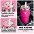 Copo Tupperware Térmico Big T com Canudo 630ml Rosa - Imagem 4
