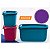 Tupperware Mini Refri Line Turmalina Kit 3 peças - Imagem 1