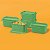 Kit Tupperware Basic Line 160ml Verde Grama 5 peças - Imagem 1