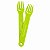 Kit Tupperware Garfo Portátil Verde 2 peças - Imagem 1