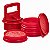 Tupperware Burguer Express Kit Marsala 6 peças - Imagem 1