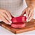 Tupperware Forma Burguer Express Avulsa Marsala - Imagem 1