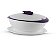 Tupperware Tigela Thermo 1,5 Litro Branca e Roxa - Imagem 1