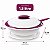 Tupperware Tigela Thermo 1,5 Litro Branca e Roxa - Imagem 2