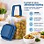 Tupperware Serve e Conserva 1,2 litro Azul Mineral - Imagem 4
