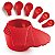 Tupperware Xícaras Medidoras Geração II Vermelho - Imagem 1